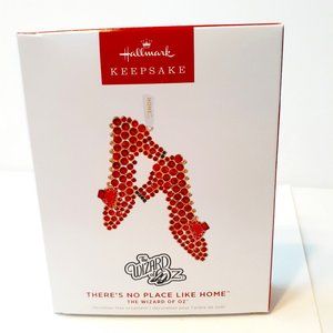 2022 Hallmark Oz There’s No Place Like Home Ruby Slippers Ornament